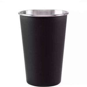 כוס נירוסטה צבע שחור